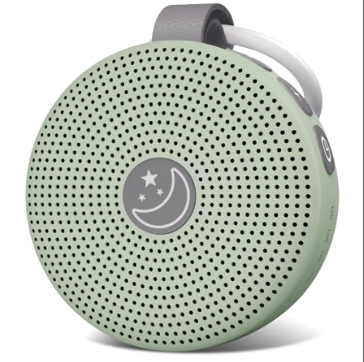 Sound Machine Mini Portable Baby White Noise Machine with 30 Soothing Sounds for Kids Adults Auto-Off Timer 32 Volume Levels Rechargeable Brown Noise Sleep Machine for Home Office Privacy and Travel