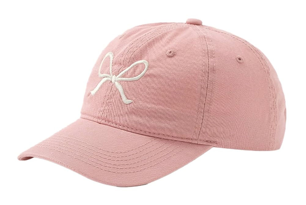 Bow-Tie Baseball Cap for Women Fashion Sun Hats for Women Trucker Hat Y2k Sun Cap Visor Cap Hiking Travel Trendy 2025