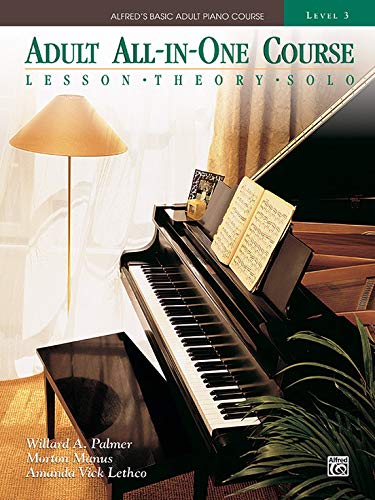 Alfred's Basic Adult Piano Course: Adult All-in-One Course Books Set (3 Books) - Level 1, 2, 3