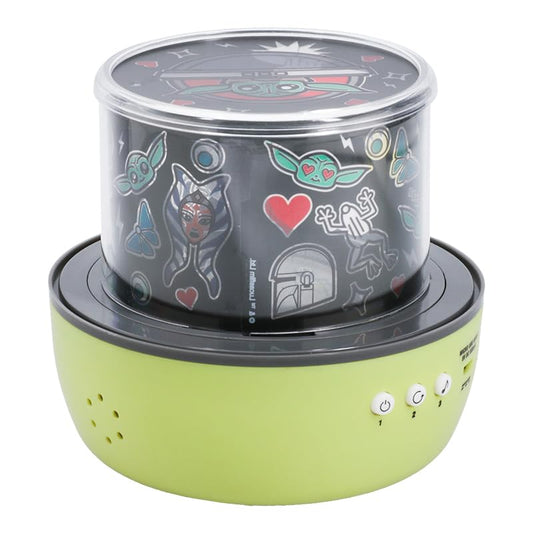 Paladone Minecraft Officially Licensed Creeper & Steve Projector Night Light, Gamer Projection Lamp Accessory, Minecraft Sounds, Gaming Bedroom Decor for Kids Mood Lighting with 4 Projector Sheets