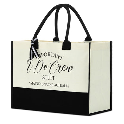 Bride Bridesmaid Mother of The Bride Mother of The Groom Gifts for Women Canvas Tote Bag