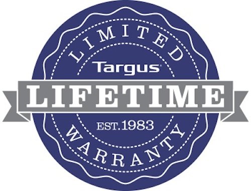 Targus Neoprene Slipcase Sleeve with Shoulder Strap for 17-Inch Laptops, Black with Blue Accents (CVR217)