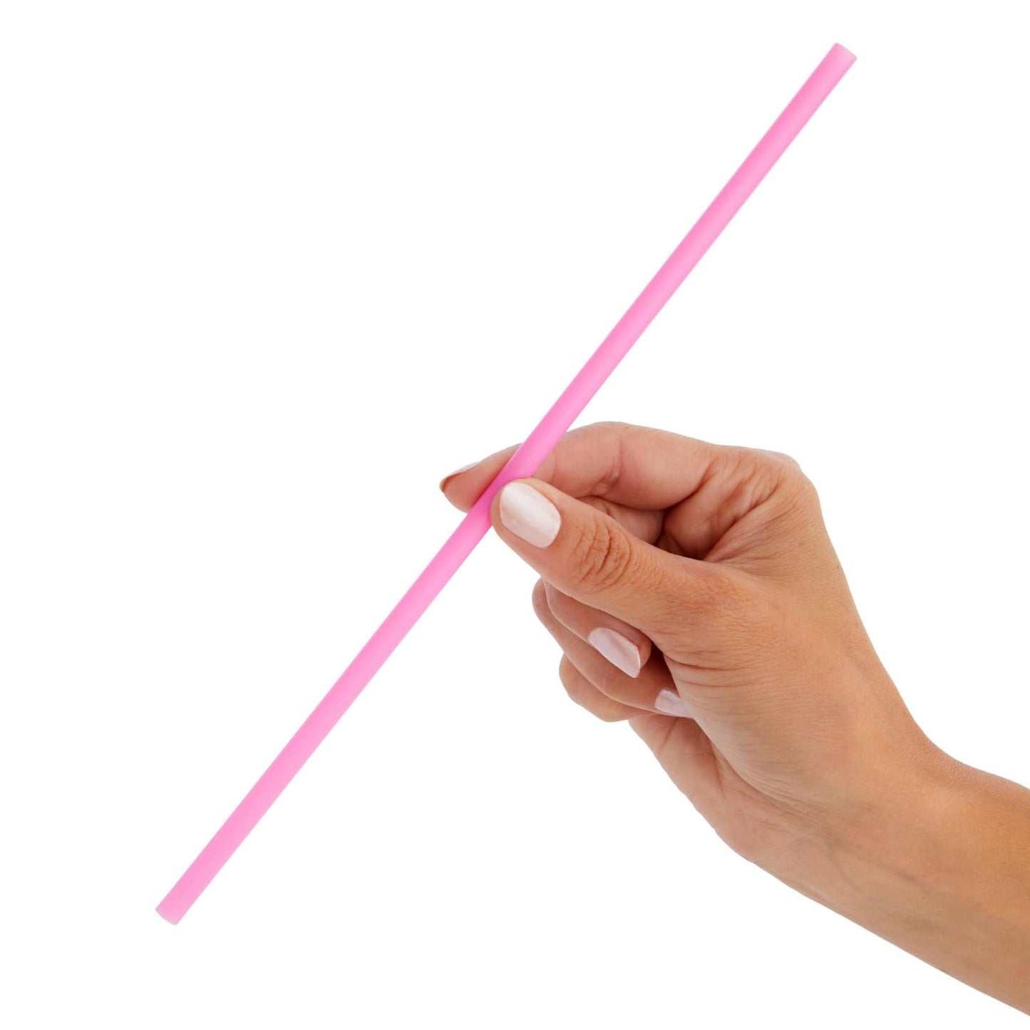 Juvale 300 Pack Pink Plastic Straws for Birthday Party, Baby Shower, Weddings and Gatherings - 10 Inches Long Fun Pink Straws Plastic for Cocktails, Coffee, Juice, Water, Iced Tea and More
