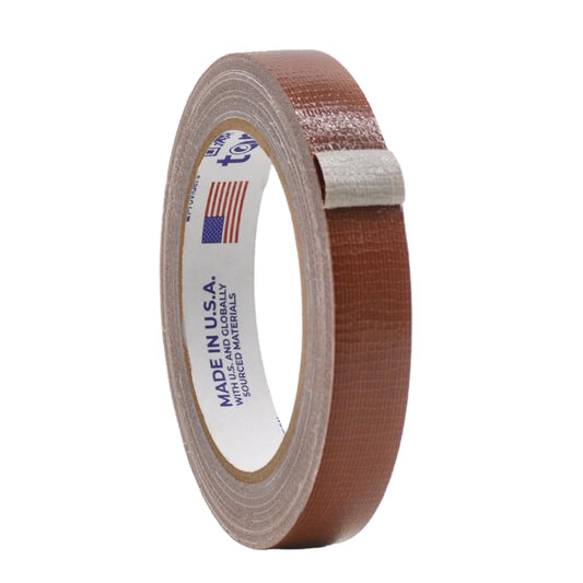 WOD DTC10 Advanced Strength Industrial Grade Brown Duct Tape, 3/4 inch x 60 ft. Waterproof, UV Resistant For Crafts & Home Improvement