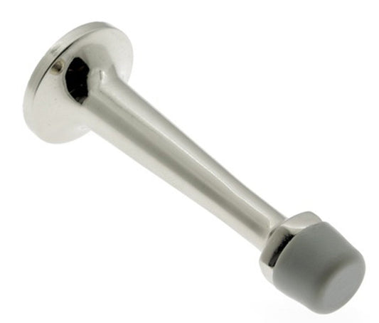 idh by St. Simons 13010-014 Professional Grade Quality Genuine Solid Brass Arrow Base Stop, 3-Inch, Bright Nickel