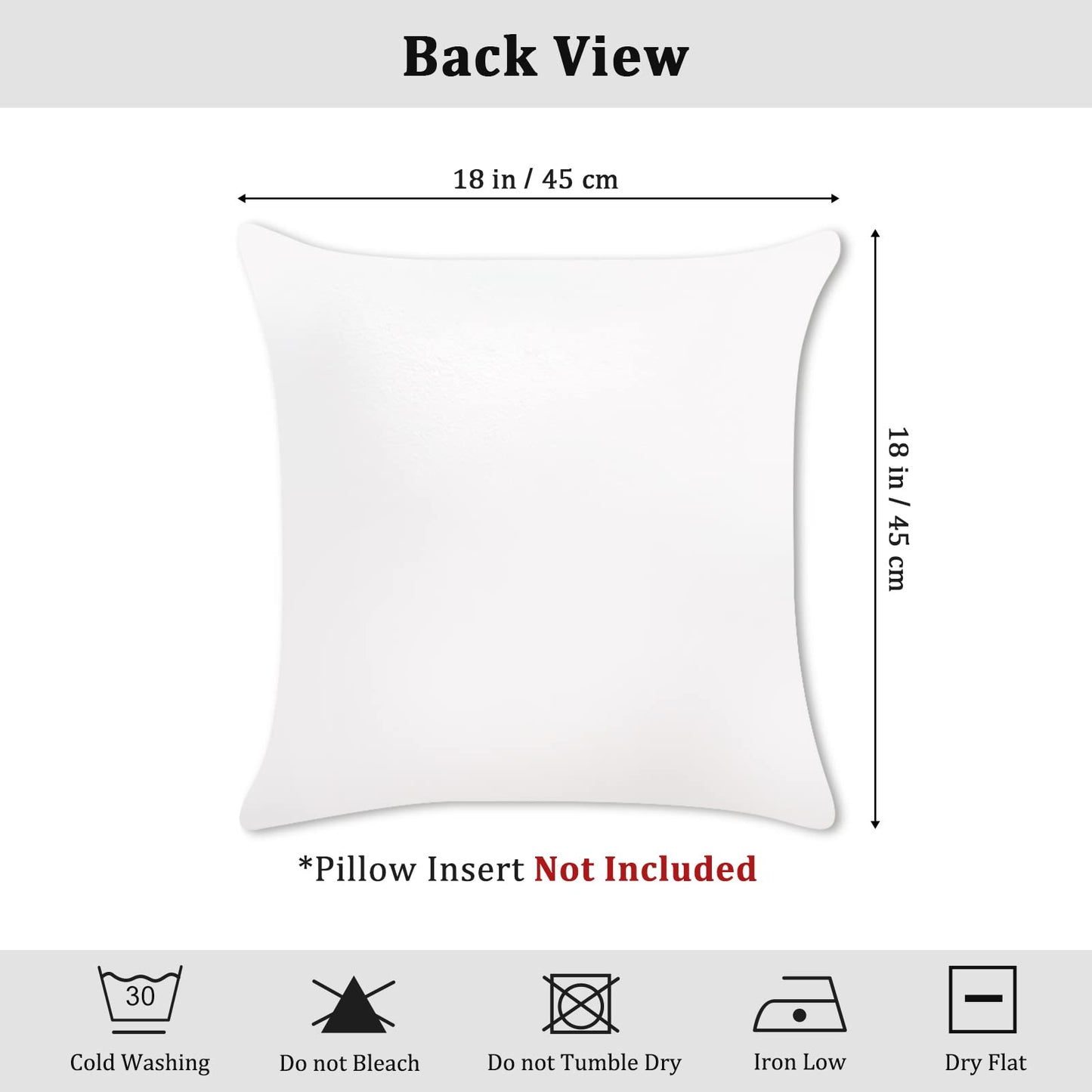 Bonhause Fall Pumpkin Throw Pillow Covers 18 x 18 Inch Autumn Thanksgiving Decorative Pillow Cases for Couch Sofa Home Fall Decor Set of 4