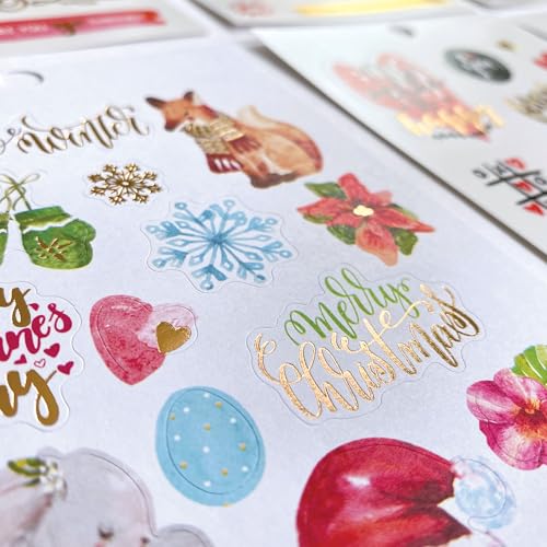 Paper House Productions Seasons Collection 30-Sheet 1200-Piece Celebrate Your Day Planner Sticker Folio for Planners, Journaling and Crafting