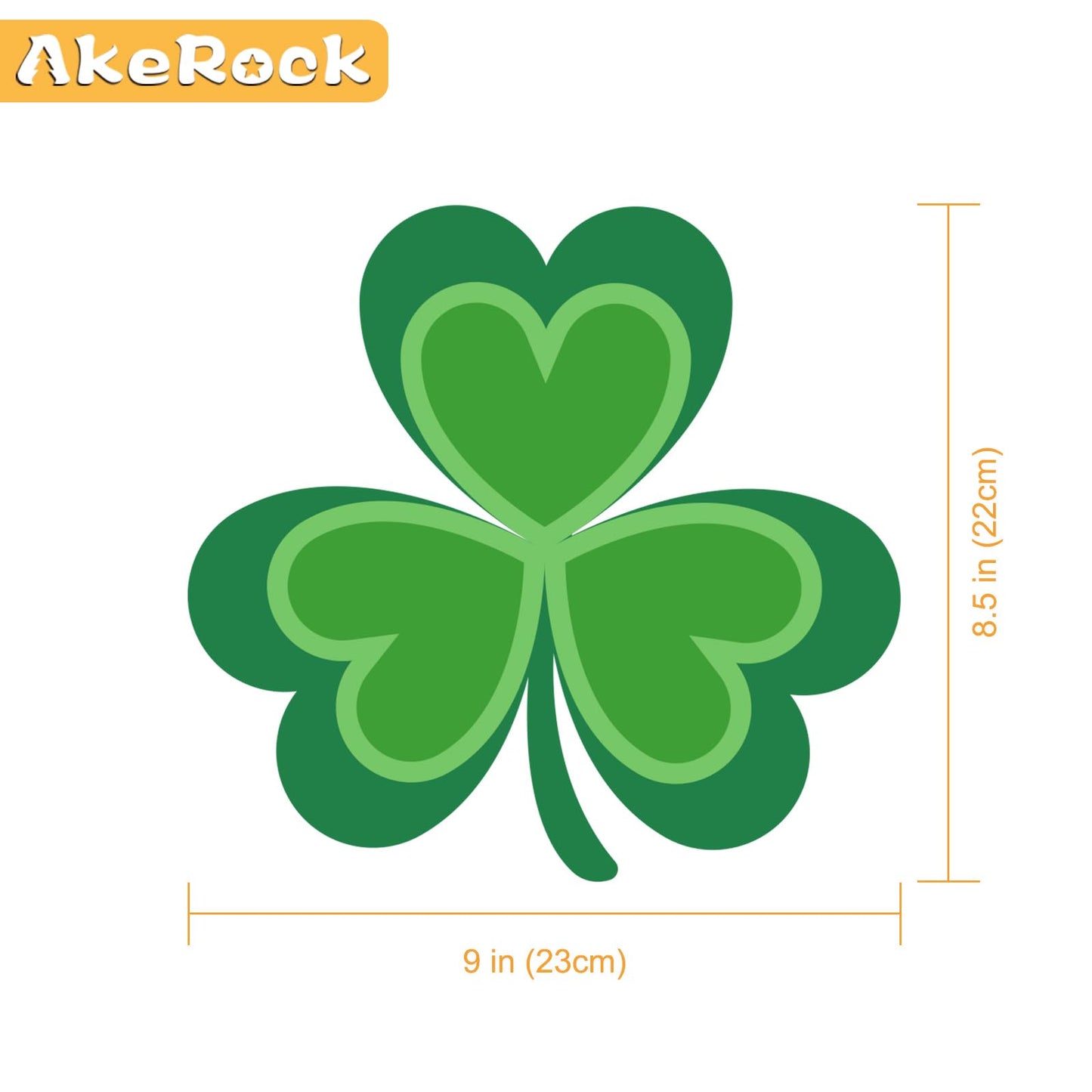 St Patricks Day Window Clings, 109 Pcs Shamrock Window Stickers for St Patricks Day Decorations