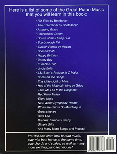 Piano Book for Adult Beginners: Teach Yourself How to Play Famous Piano Songs, Read Music, Theory & Technique (Book & Streaming Video Lessons)