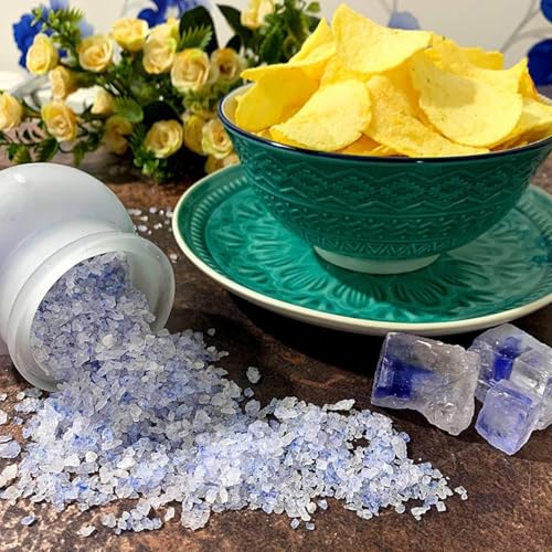 Ancient Blue Salt – Rare Mineral Treasure | High Potassium, Low Sodium, Pure & Unprocessed | Gourmet-Grade by Richure 100g (3.52 oz)
