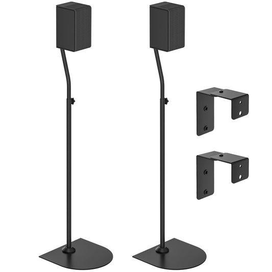 Speaker Stands for Vizio Speaker Stands Pair with Speaker Wall Mount - Floor Speaker Stand for Vizio Surround Sound Speaker Stands Height Adjustable for Vizio M512a-h6 M51ax-J6 Speaker Stand