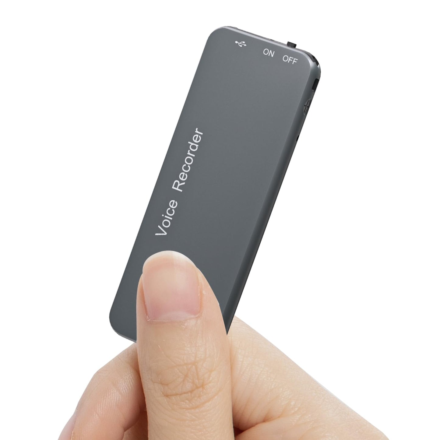 128GB(1800Hrs) Howabo Voice Activated Recorder with Playback, 40Hrs Recording Device with Metal Housing, 1536Kbps Digital Voice Recorder with USB-C for Interviews Personal Memo