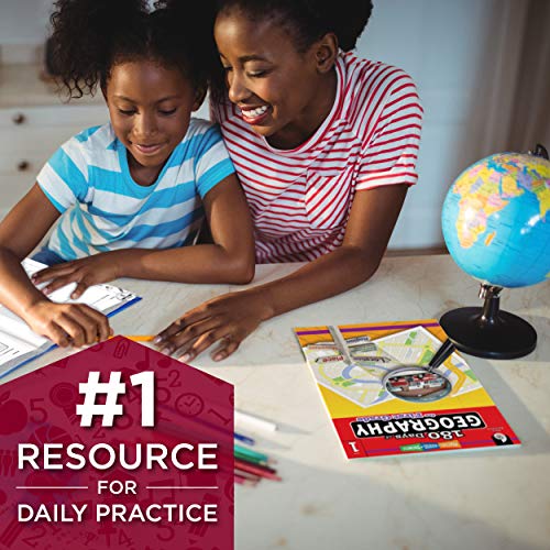 180 Days™: Social Studies, Geography for Kindergarten Practice Workbook for Classroom and Home, Cool and Fun Practice Created by Teachers (180 Days of Practice)