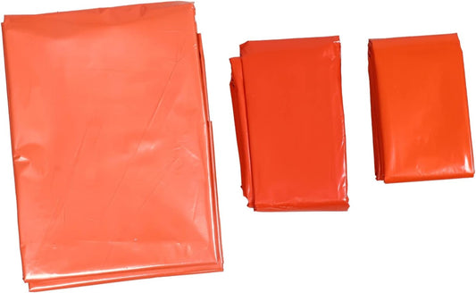 1set Outdoor Survival Sleeping Bag and Thermal Blanket Emergency Tent for Camping Hiking and Wild Survival Essential Heat Retention Tool for Outdoor Activities