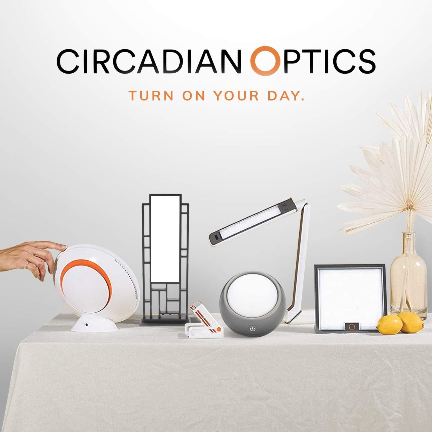 Circadian Optics Light Therapy Lamp | Ultra Bright 10,000 Lux Full Spectrum UV-Free LED Light | Leo