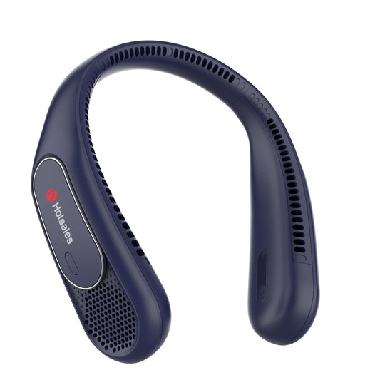 Neck Fan, Hands Free Bladeless Neck Fans Portable Rechargeable, 6000 mAh Battery Operated Wearable Personal Fan, Cooling Neck Fan, 3 Speeds, USB Fan Gifts for Men, Women, Travel, Outdoor