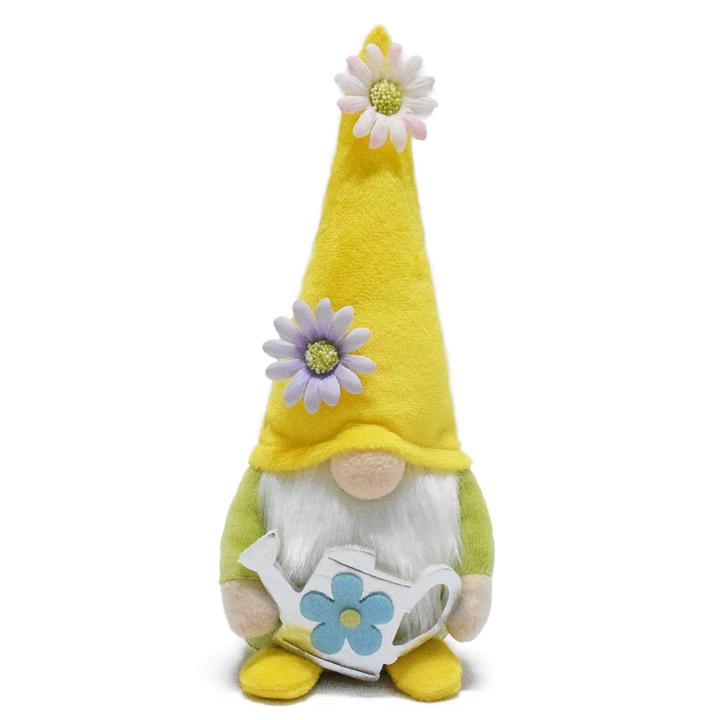 Attiigny Spring Flower Gnome Plush, Set of 3 Flower Spring Summer Gnomes Holiday Ornaments, Handmade Shelf Tiered Tray Decorations Gifts Santa Dolls for Home