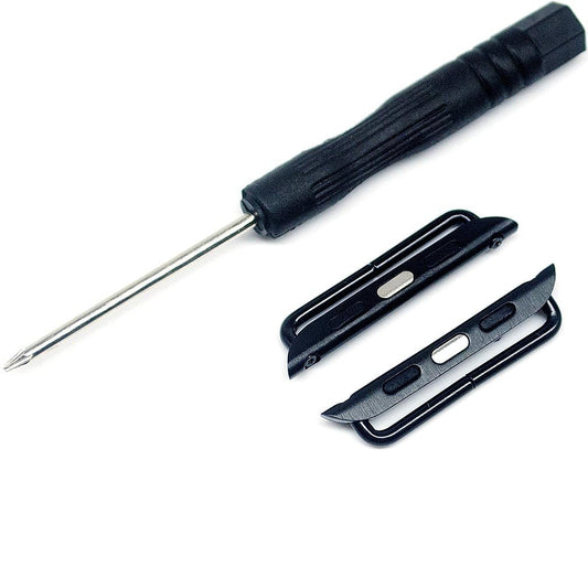 NEWON Watch Strap Connector Adapter Compatible with Apple Watch Band 38/40/41 Black