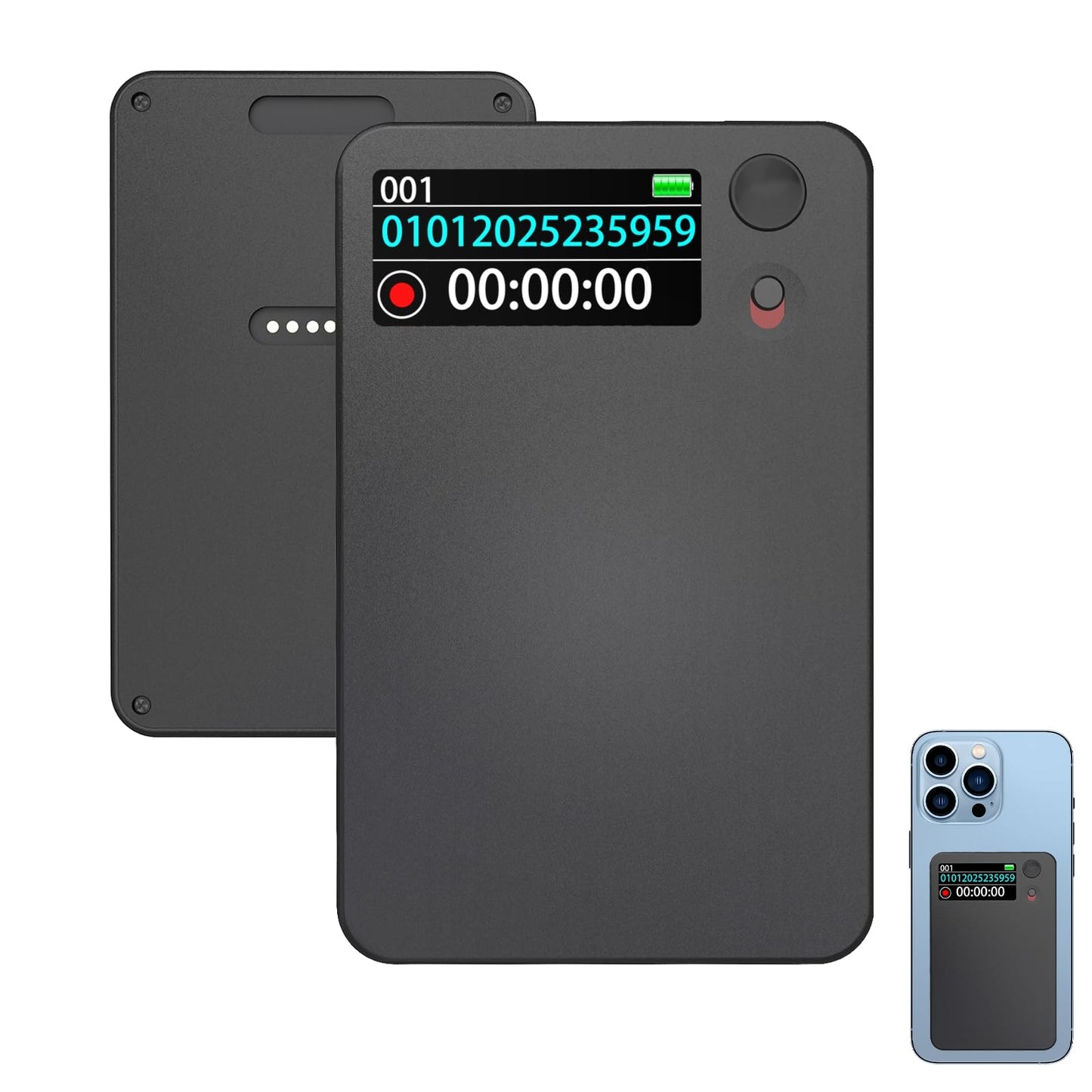 AI Voice Recorder, Transcribe & Summarize by ChatGPT, APP Control, Support 112 Languages, 30H Recording Time, 64GB Memory, Audio Recorder for Lectures, Meetings, Calls