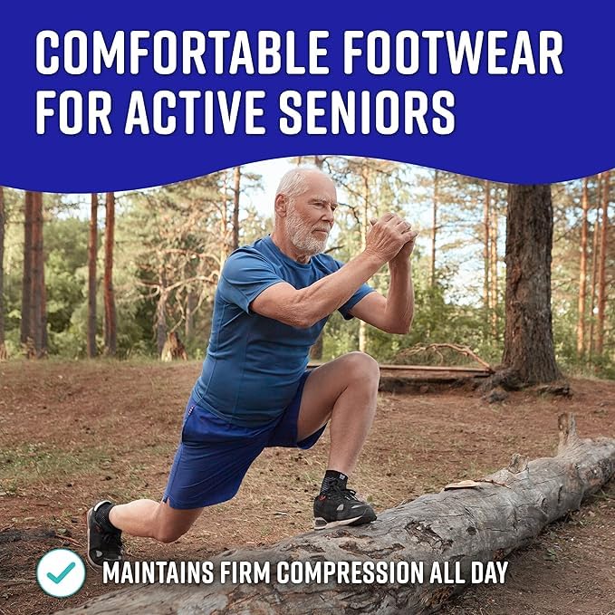 Bitly Plantar Fasciitis for Women & Men Socks Foot & Ankle Compression Sleeve, Black, XL