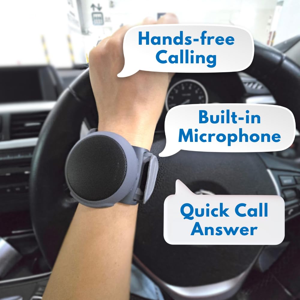 ultrapopp Wearable Bluetooth Speaker, Clip On Mini Speaker, Small Portable Speakers Built in White Noise Sound for Baby and Adult, 9.5H Playtime, IPX6 Waterproof