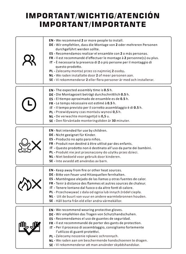 Yaheetech Large 3-Tier Tall End Table, 30 Inches High Side Table with Wooden Shelves & Strong Metal Frame for Living Room Small Space, 12 x 16 x 29.5 inches，Rustic Brown