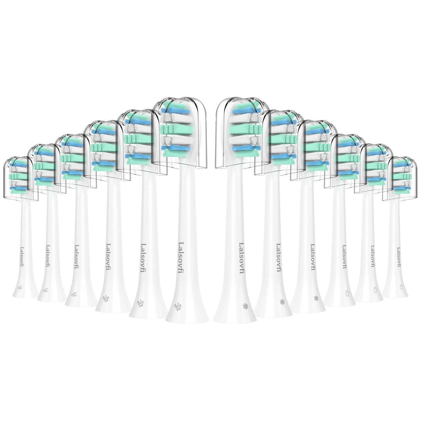 Replacement Toothbrush Heads for Philips Sonicare Replacement Heads, Electric Replacement Brush Head Compatible with Phillips Sonicare Electric Toothbrushes C2 4100, 12 PCS