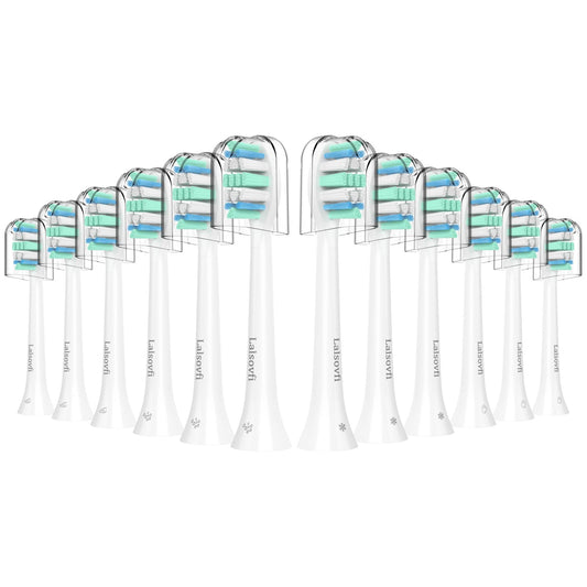Replacement Toothbrush Heads for Philips Sonicare Replacement Heads, Electric Replacement Brush Head Compatible with Phillips Sonicare Electric Toothbrushes C2 4100, 12 PCS