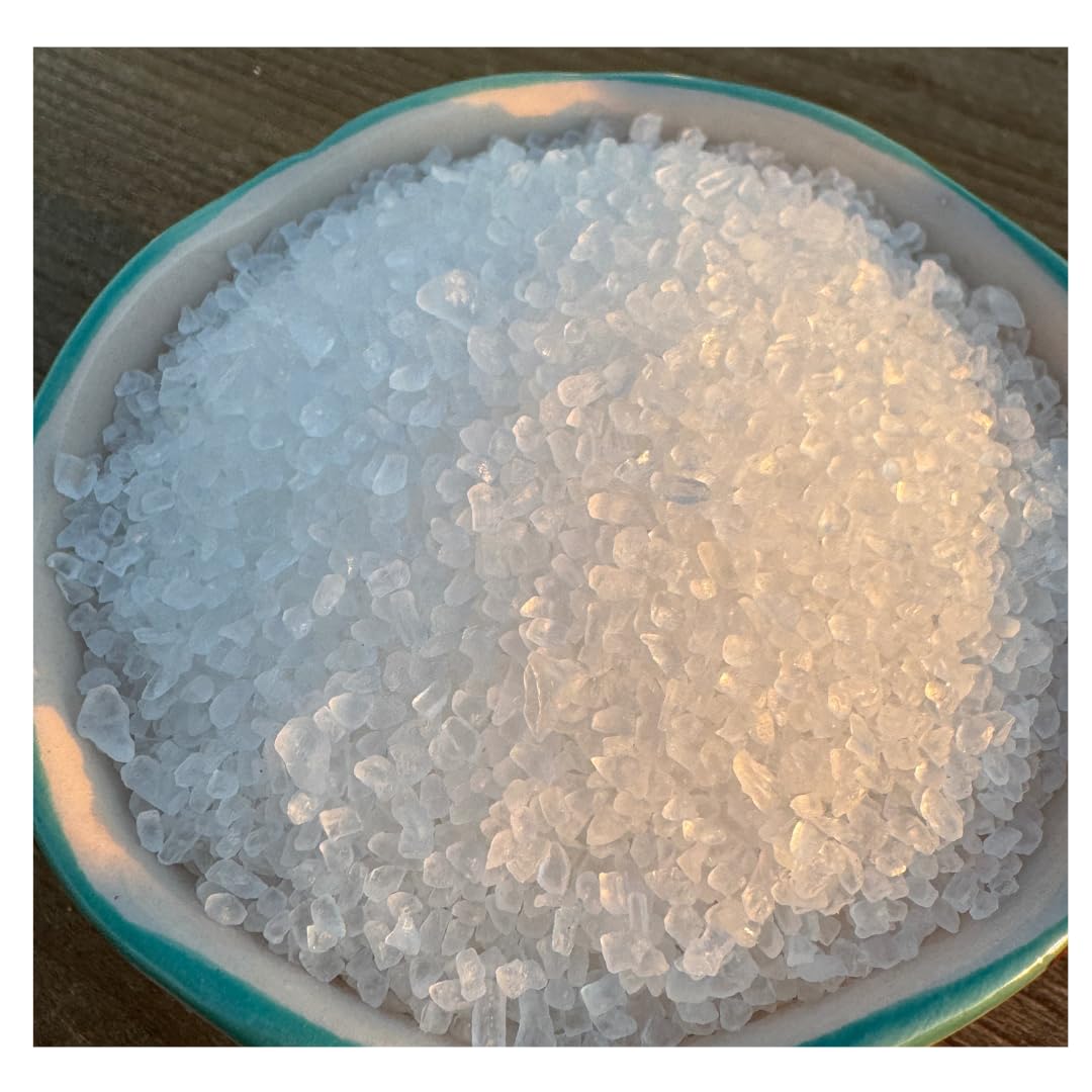 Baja Pacific | Organic Sea Salt 5oz Coarse Glass Shaker | BAHA Salt Hydration Low Sodium Recovery - Over 90 Minerals and Electrolytes - Trace Minerals Cooking Finishing Salt