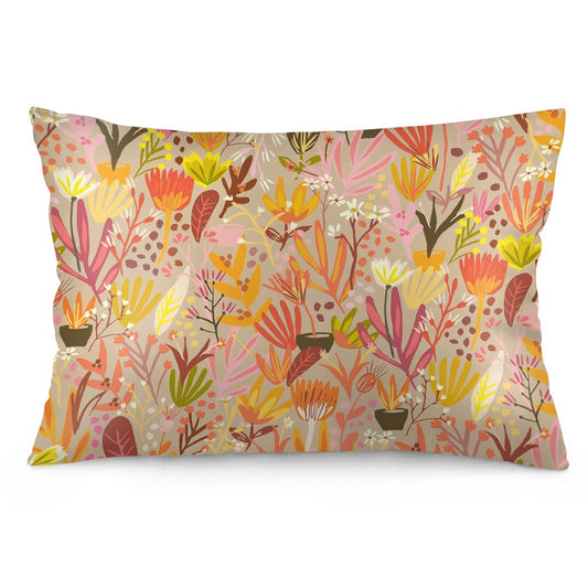 Easternproject Farmhouse Floral Design Pillowcases 20x26 Inch Colorful Flowers Print Pillow Case Soft Bed Throw Pillow Covers for Bedroom Sofa Couch Long Standard