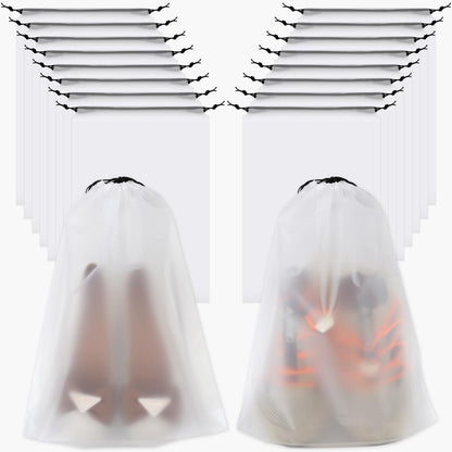 18 Pack Shoe Bags for Travel, 11.8in x 15.7in Travel Shoe Bags for Packing, Travel Bag for Shoes, Storage Bags for Men and Women