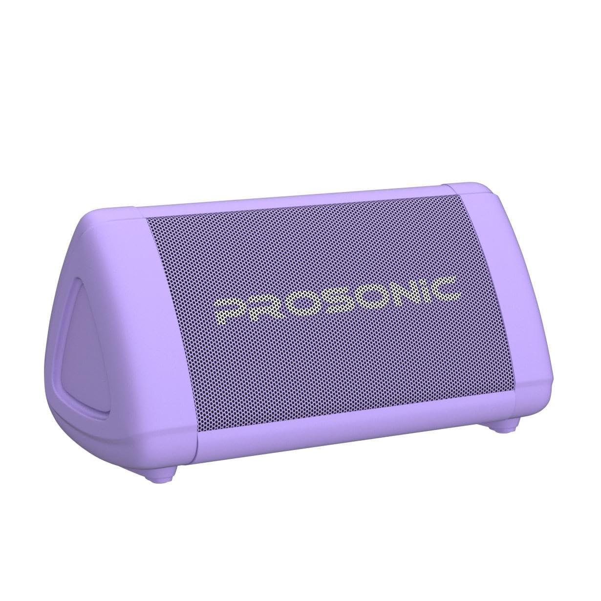 Prosonic BT3 Portable Wireless Bluetooth Speaker with 10W Stereo Sound & Bass Boost -Rich Sound & Intense Bass -Bluetooth 5.0 -Microphone -IPX5 - in & Outdoor Speaker (Purple)