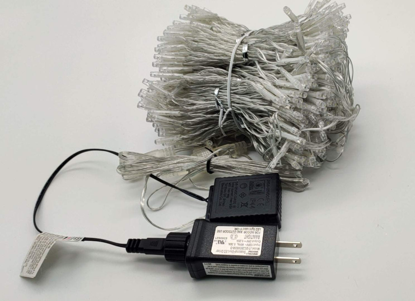 Twinkle Star 600 LED Window Curtain String Light for Wedding Party Home Garden Bedroom Outdoor Indoor Wall, Warm White