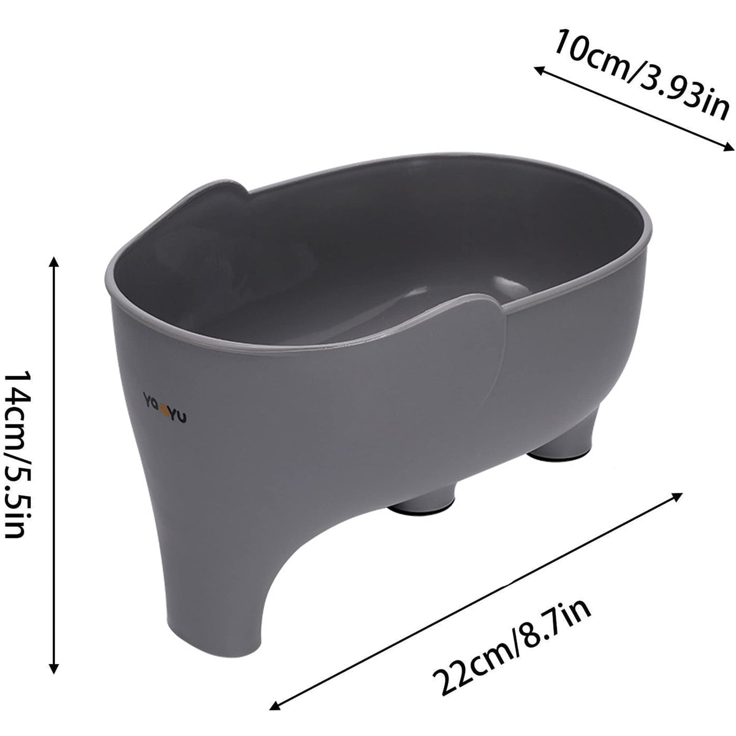 FHTECO Vegetable Washing Basket with Elephant Drainage for Fruits, Pasta, Noodles - Kitchen (Pink)