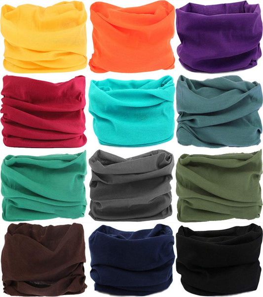 Headband Neck Gaiter Head Wrap Headwear Face Mask Magic Scarf Bandana for Men and Women
