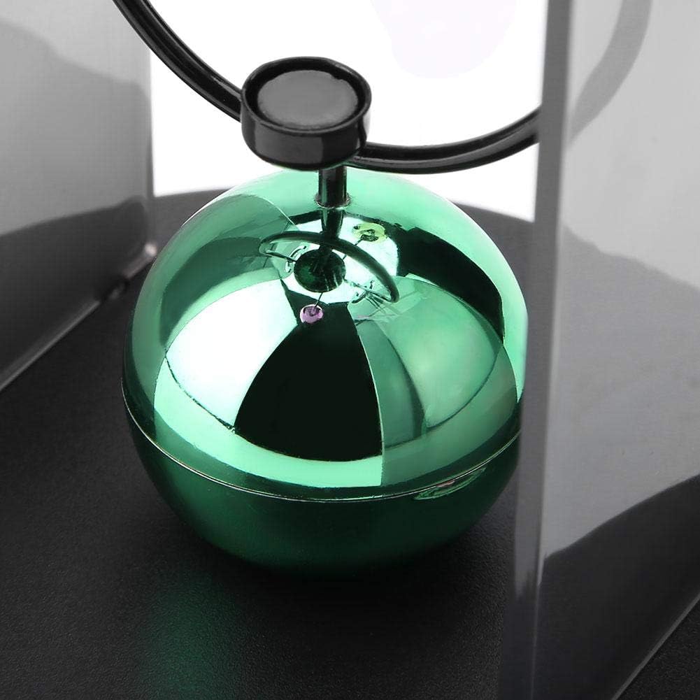 ZJchao Perpetual Motion Machine, Electronic Swinging Model, Art Craft Decoration Perpetual Motion Swing Balance Balls Office Desk Science Ornament Home Decor Gift(No Batteries Included)