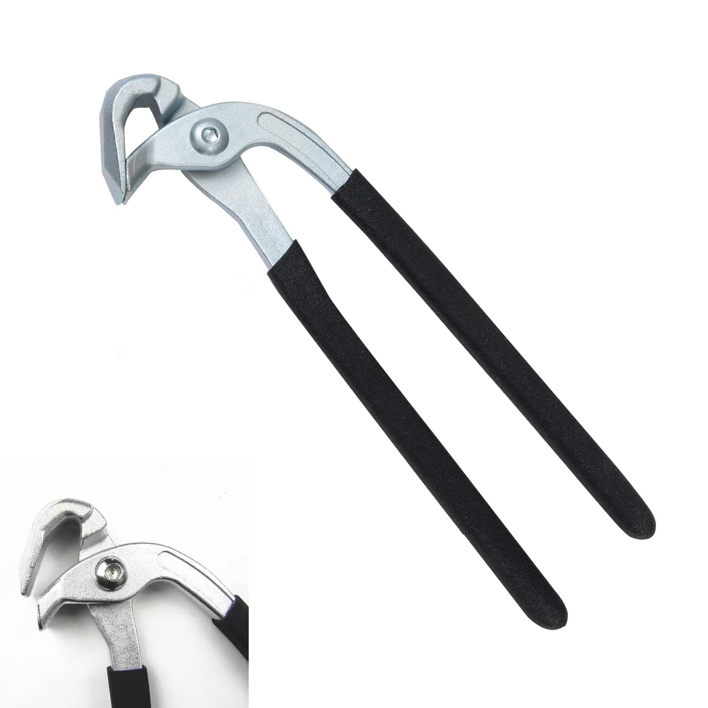 CXGS Paintless Dent Repair Kit Car Door Fender Edge Repair Tool Auto Body Pliers Heavy Duty Car Door Panel Fix Tool Portable Metal Crimp Vise Car Fender Panel Leaf Edge Pliers Repair Tools Green