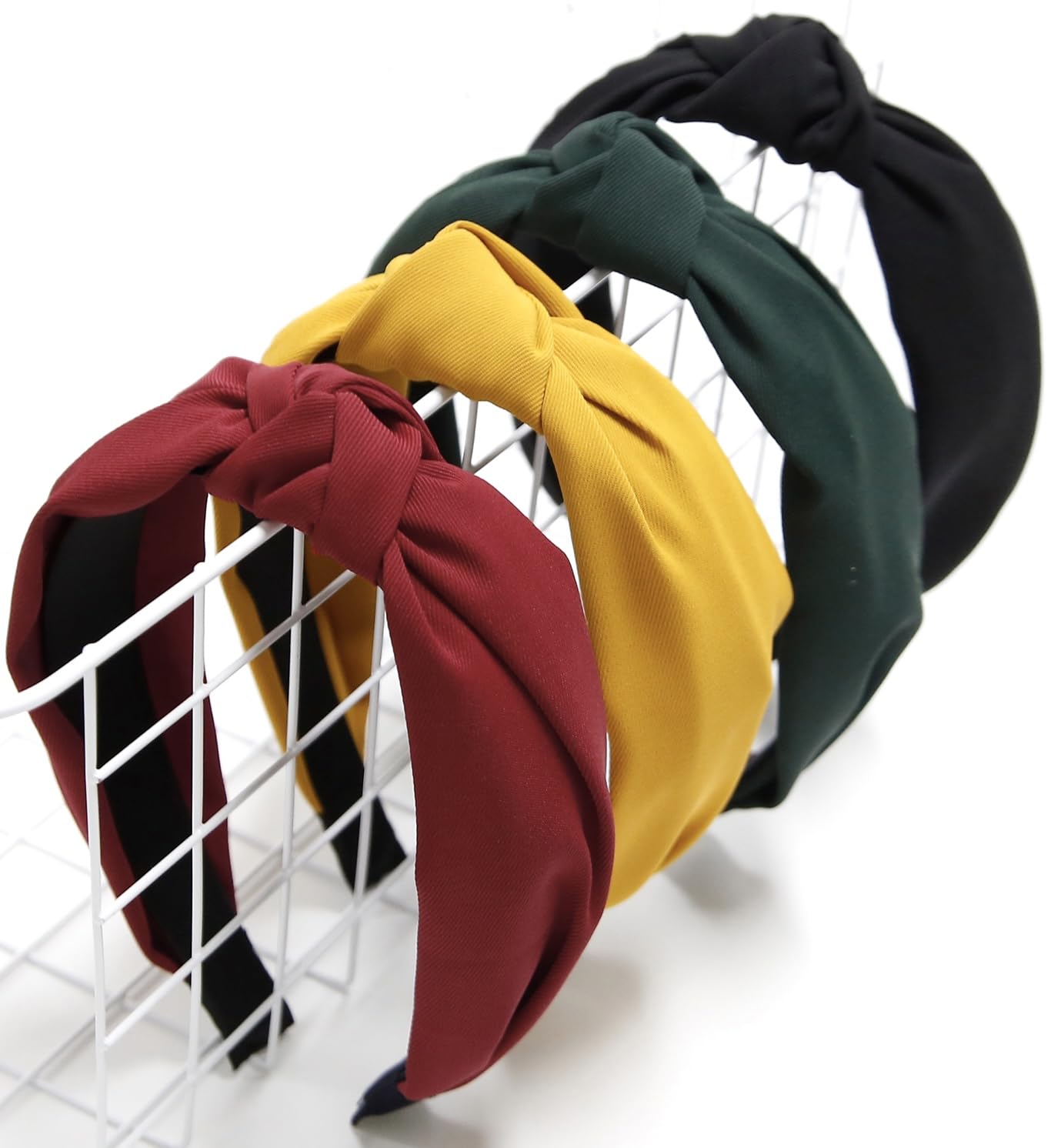 Mother's Day Headbands for Women Girls Heart Headbands Non Slip Cute Knotted Headband Fashion Women Head Bands for Hair Wide Top Knot Hairband for Women's Hair Accessories