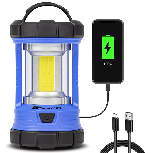 Camping Lantern, 3200LM LED Lanterns for Power Outages, 4600mAh Phone Charger & Rechargeable Lantern, 5 Light Modes Camping Lights & Lanterns for Hurricane/Emergency, CT CAPETRONIX Camping Accessories