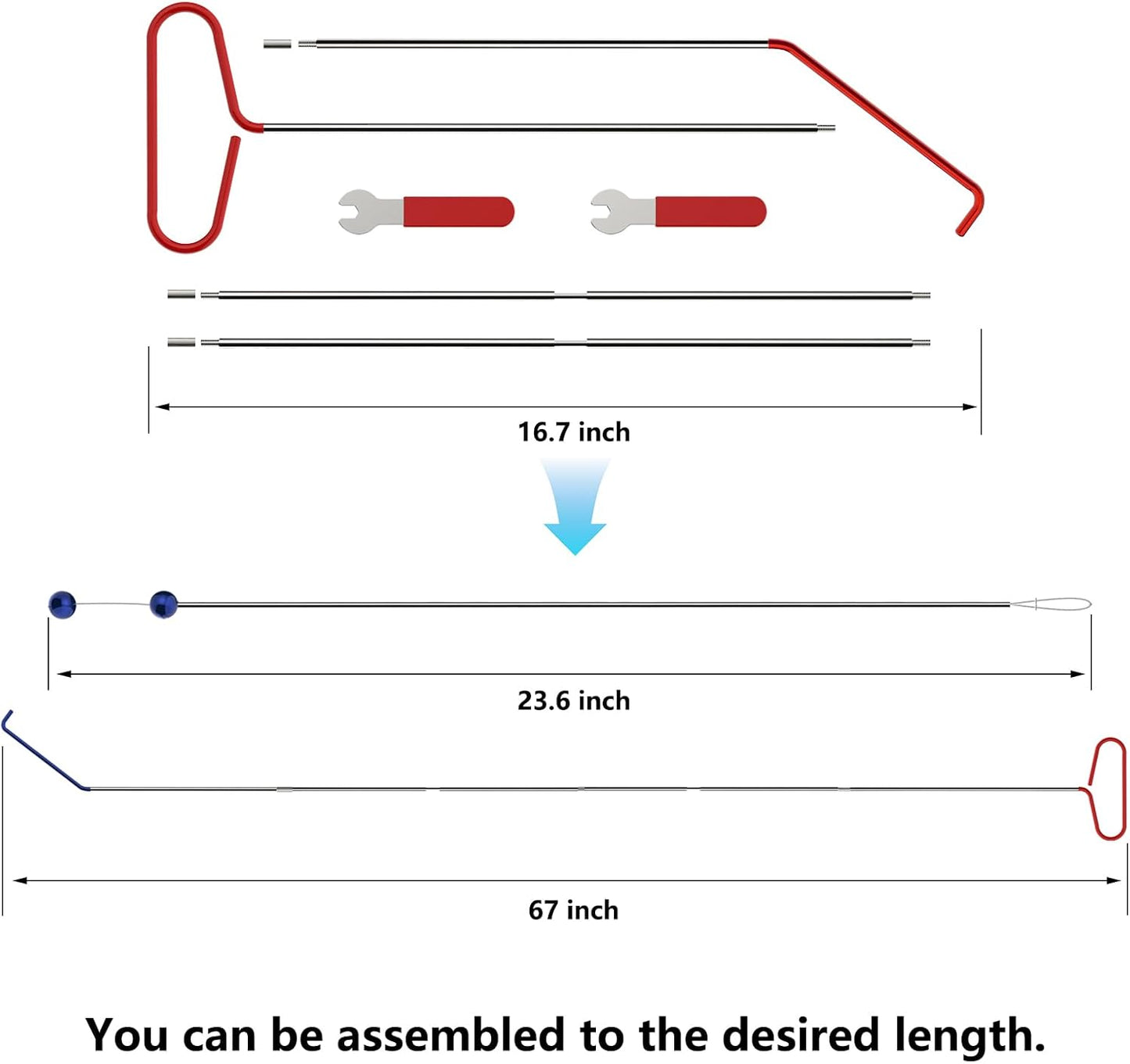 Car Repair Tool Kit,Emergency Tool with Carrying Bag