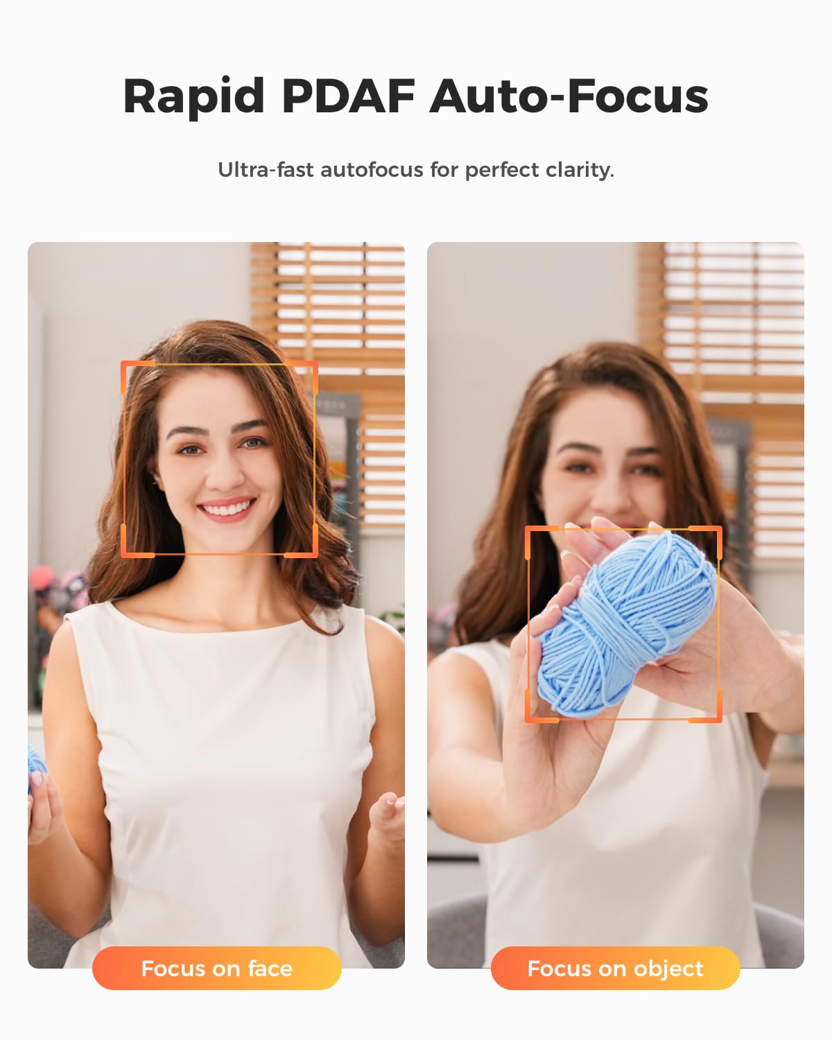 OBSBOT Tiny 2 Lite 4K Webcam for PC, AI Tracking PTZ Streaming Camera with 1/2" Sensor, Gesture Control, 60 FPS, HDR, Microphones, Web Camera for Desktop Computer, Laptop, Meeting, Video Calls, etc.