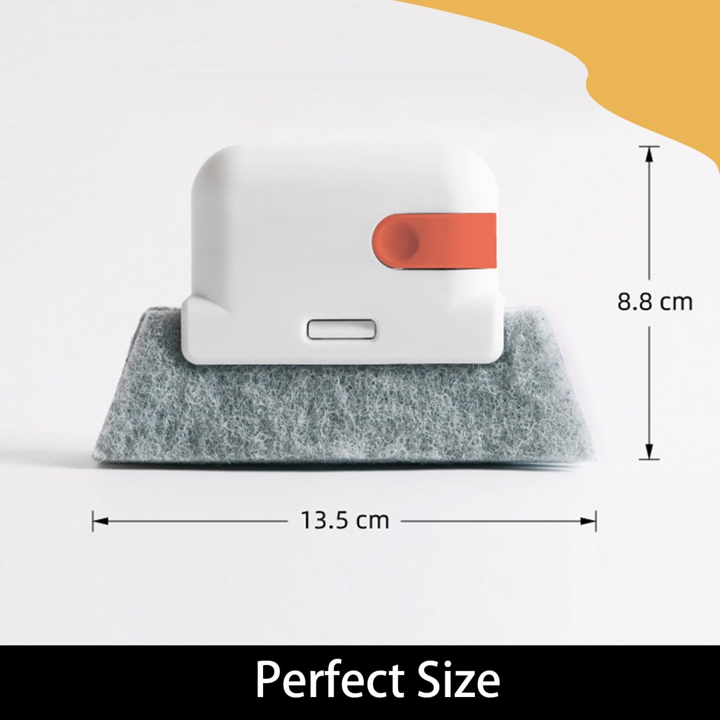 Magic Window Track Cleaner Brush Kit, 3-in-1 Design for Sliding Doors, Car Vents, Keyboards, 3 Pack Window Cleaning Tools with 3 Replacement Heads