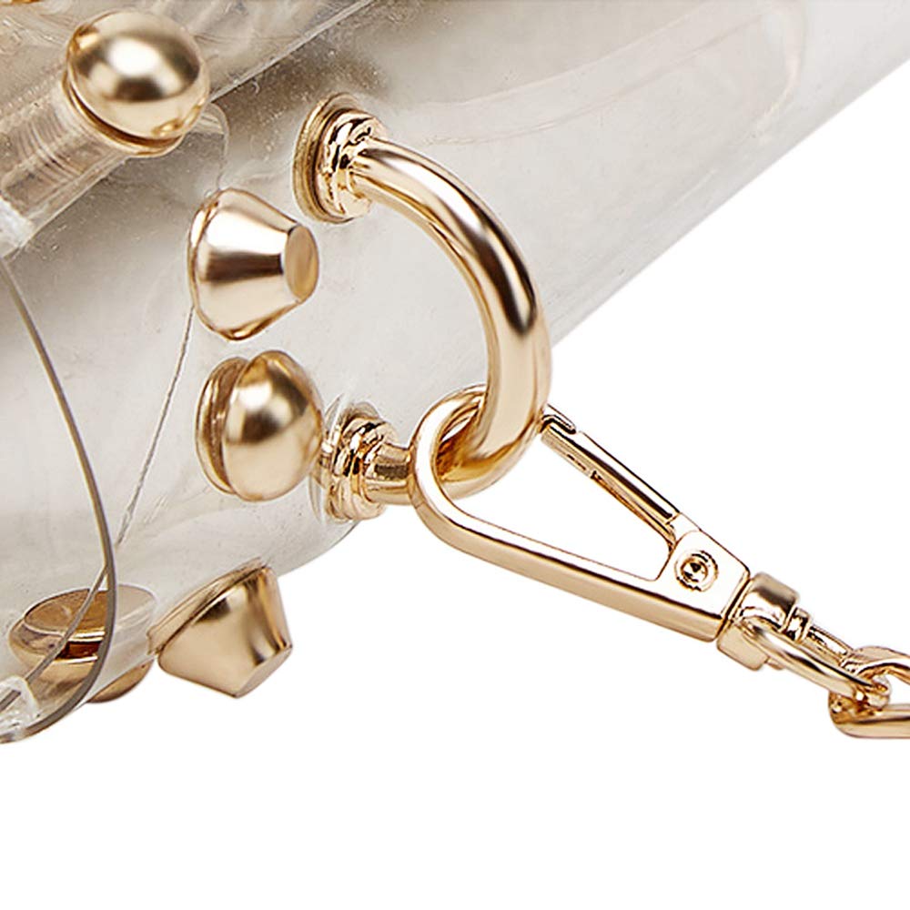 YYW Clear Purse - Stadium Approved Women's Small Crossbody Bag, Clutch, Jelly Handbag