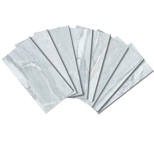 Midcard 98 Pieces Peel and Stick Backsplash SPC Wall Tile, for Kitchen and Bathroom