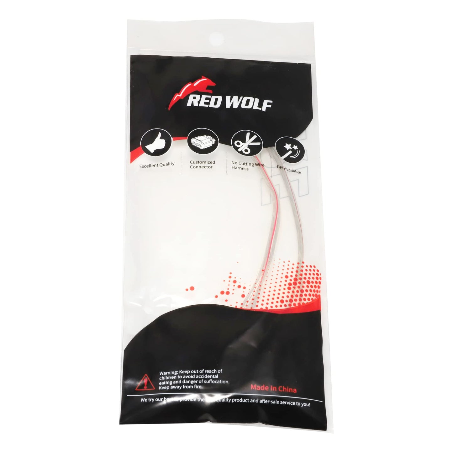 RED WOLF Car Door Speaker Wiring Harness Adapter Connector Plug Replacement for 2000-2019 Toyota Camry 4Runner Tacoma RAV4 Scion, Subaru 2012-2019, Mitsubishi 2002-2020 4PCs