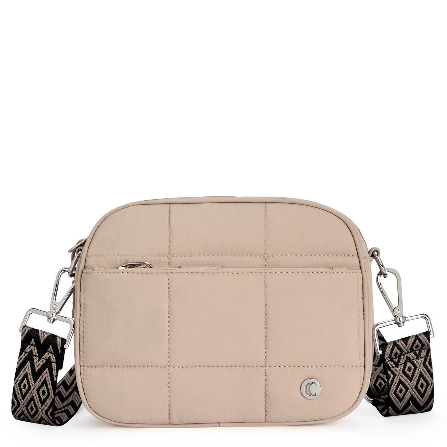 CLUCI Quilted Crossbody Bags for Women Lightweight Puffer Shoulder Bag Travel Purses with Wide Strap