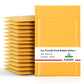 Fuxury Bubble Mailer 6x10" 100 Pack Kraft Padded Envelopes Usable Size 6x9" Kraft Bubble Envelopes for CDs, Video Games, Book Thick Padded Mailers #0 Small Yellow