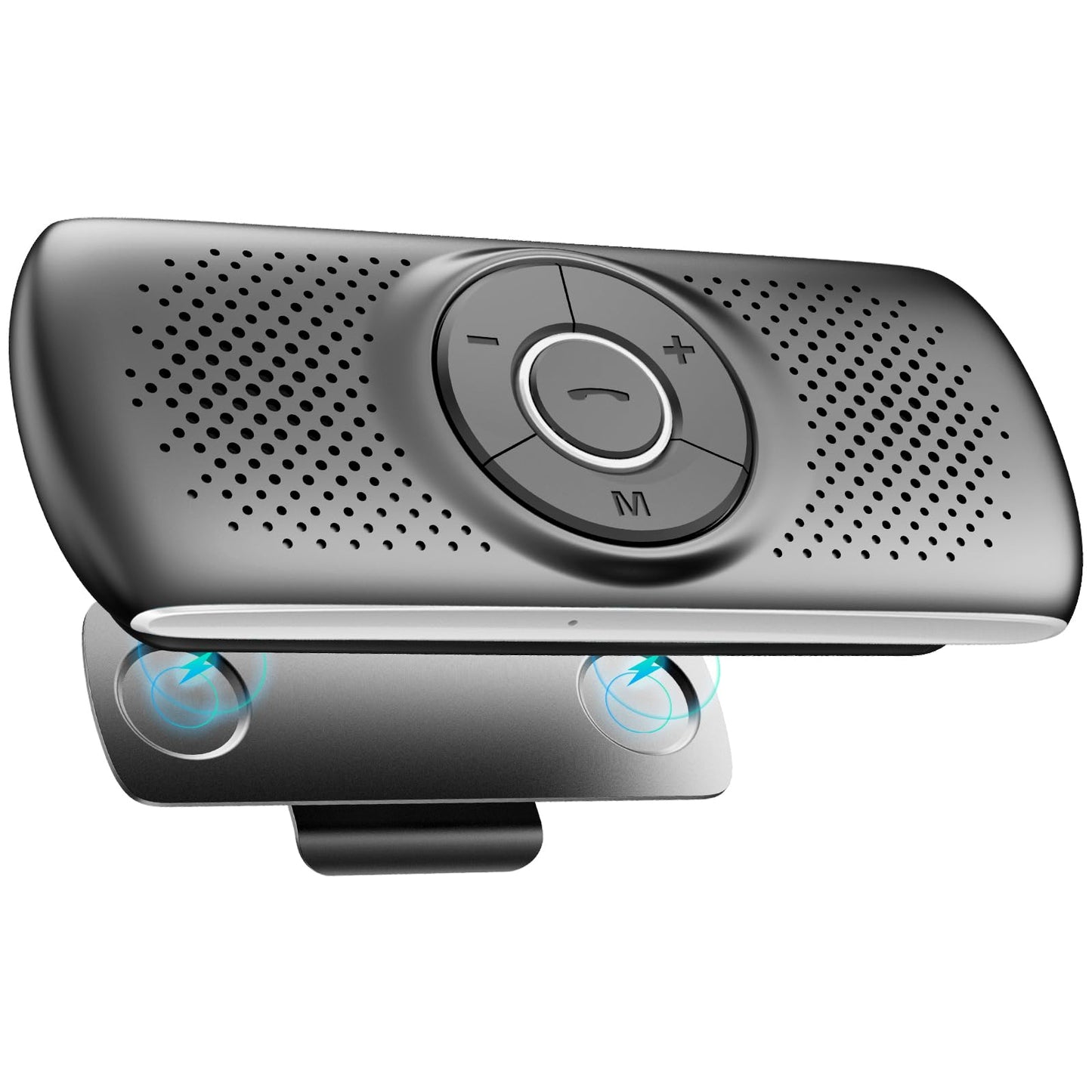 AGPTEK Car Speaker with Bluetooth 5.0, Hands Free Phone Kit for Calls, GPS & Music with TF Card Slot, Motion Auto On, Siri Google Assistant Support Wireless Car Visor Clip Speakerphone