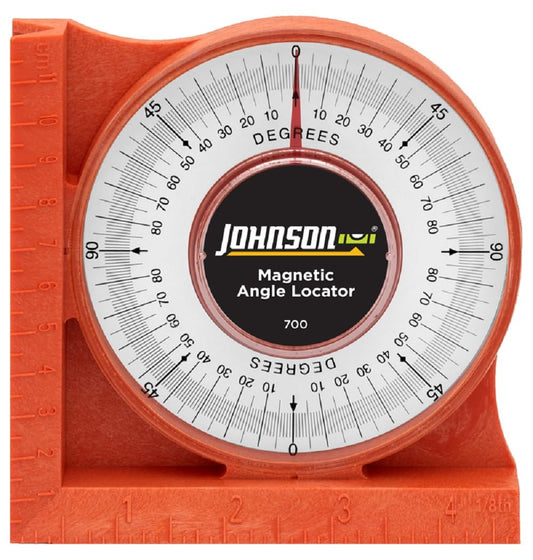 Johnson Level & Tool 700 Magnetic Angle Locator, Orange, 1 Locator