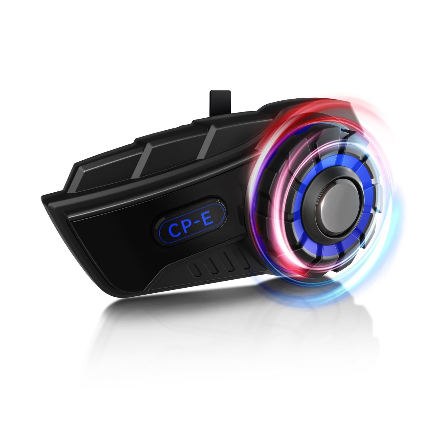 Moman Motorcycle Intercom Headset, CP-E 6 Riders 2000M Group Helmet Communication System, Universal Pairing with Music Sharing FM Radio Noise Cancellation Waterproof, 1 Pack, Helmet-Intercom-Headset